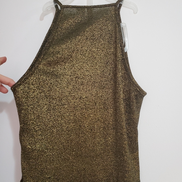 Gold glitter crop - Picture 2 of 3